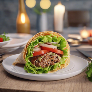 Turkey Burger Wrap's Image