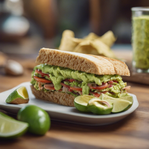 Turkey & Guacamole Sandwich's Image