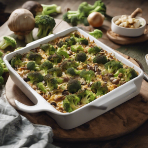 Vegan Broccoli Mushroom Casserole's Image