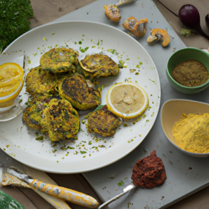 Vegan Zucchini-Corn Fritters's Image