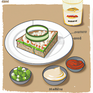 Veggie and Hummus Sandwich's Image