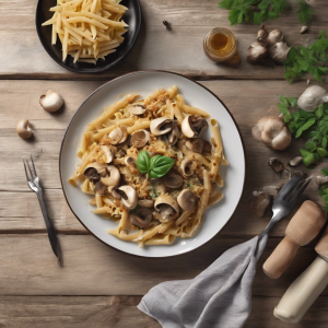 Wild Mushroom & Chicken Pasta's Image