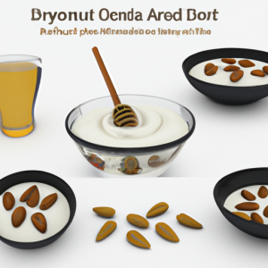 Yogurt with Almonds & Honey's Image